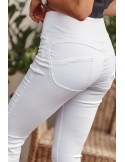 Fitted white denim pants 330 - Online store - Boutique